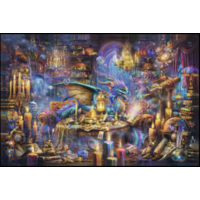 thumb-Dragon Library - puzzle de 3000 pièces-1