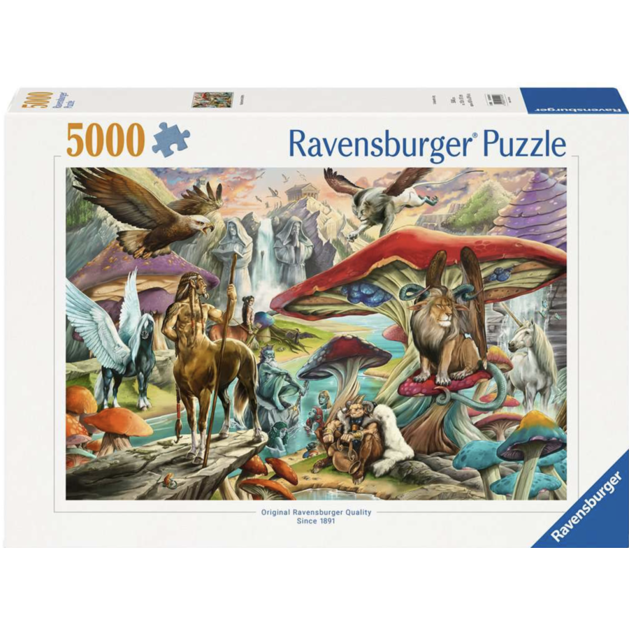 Champignons et mythes - puzzle de 5000 pièces-1