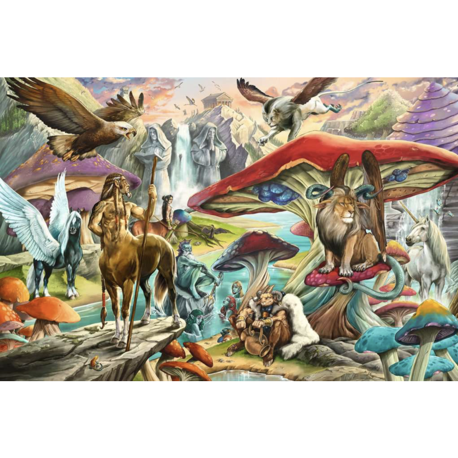 Mushrooms & Myths - jigsaw puzzle of 5000 pieces-2