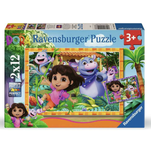  Ravensburger Dora the Explorer  - 2 x 12 pièces 