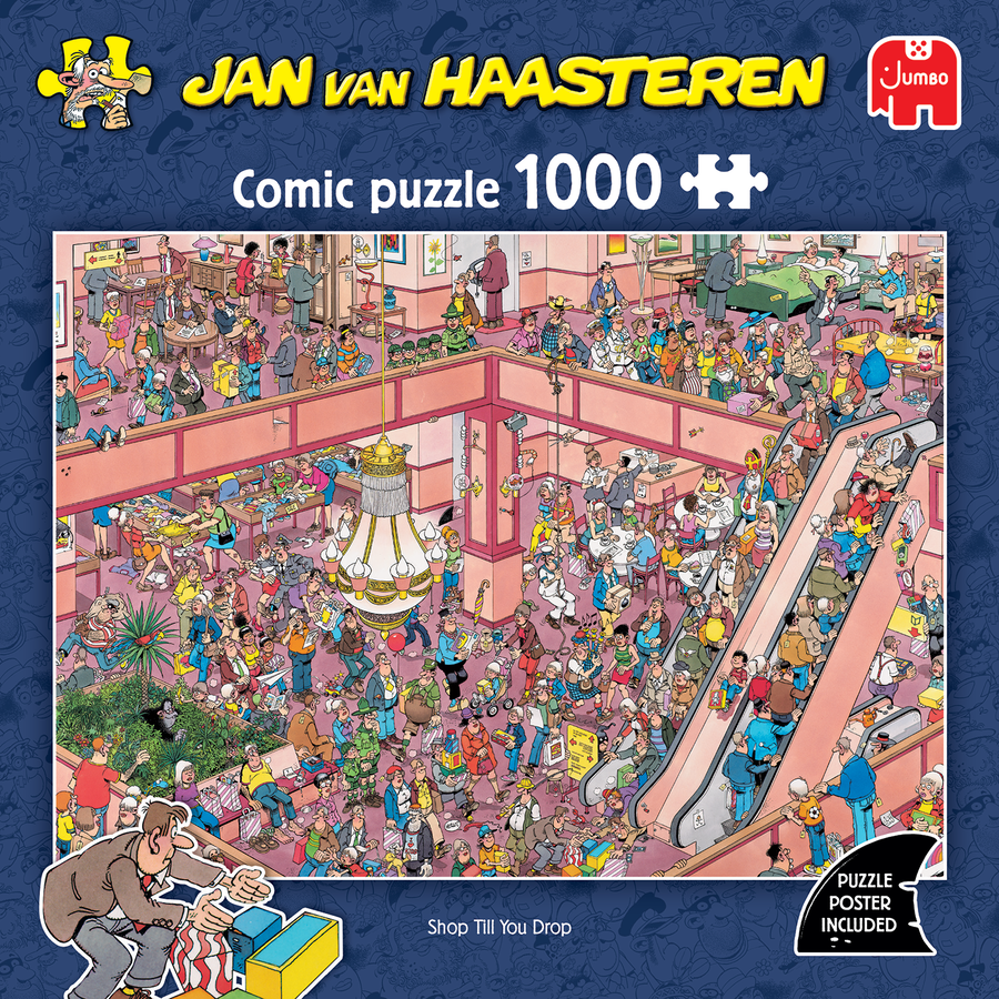 Shop till you drop - Jan van Haasteren - puzzel van 1000 stukjes-4