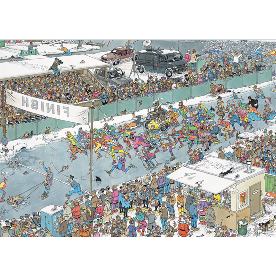 Elfstedentocht - Jan van Haasteren - puzzel van 1000 stukjes-1