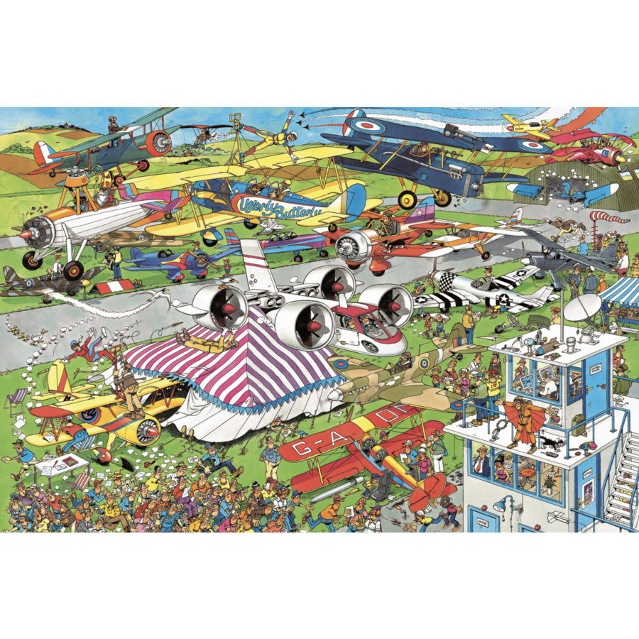 De vliegshow - Jan van Haasteren - puzzel van 1000 stukjes-1