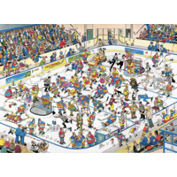 Ice Hockey  - Jan van Haasteren - puzzle of 1000 pieces