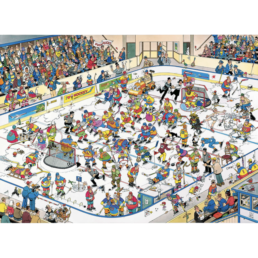 Ice Hockey  - Jan van Haasteren - puzzle of 1000 pieces-1