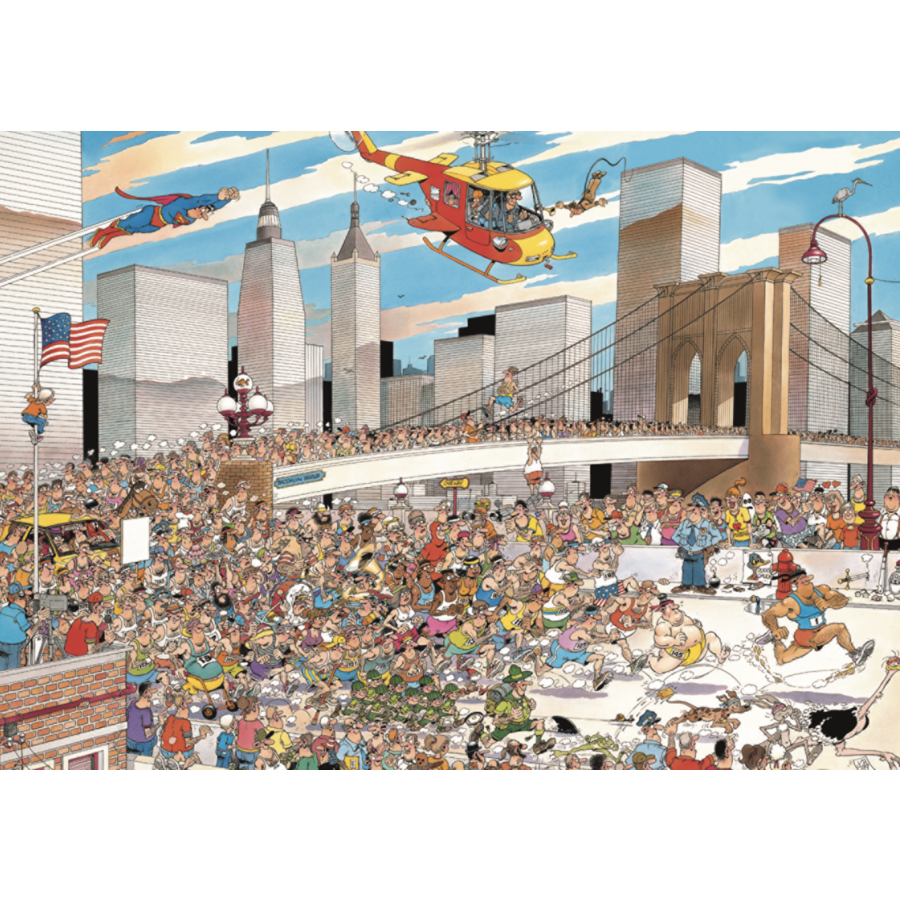 New York Marathon  - Jan van Haasteren - puzzle of 1000 pieces-1