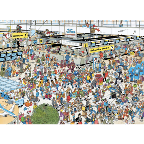  Jumbo The departure hall  - JvH - 1000 pieces 