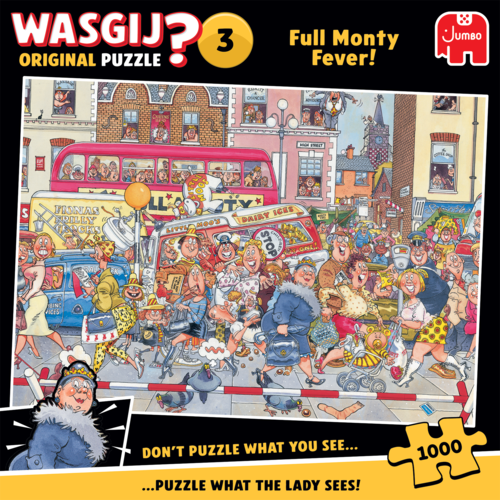  Jumbo Wasgij Original 3  - Full Monty Fever! - 1000 pieces 