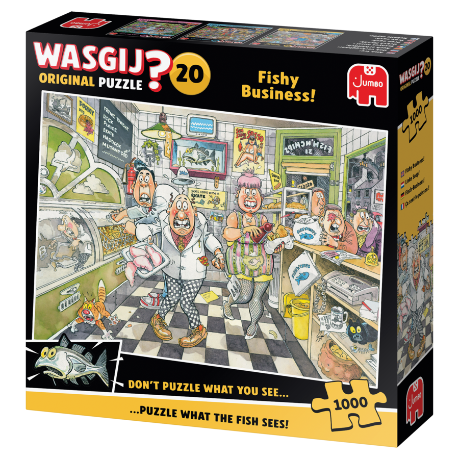 Wasgij Original 20 - Fishy Business!  - 1000 stukjes-4