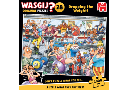  Jumbo Wasgij Original 28 - Dropping The Weight! - 1000 pieces 