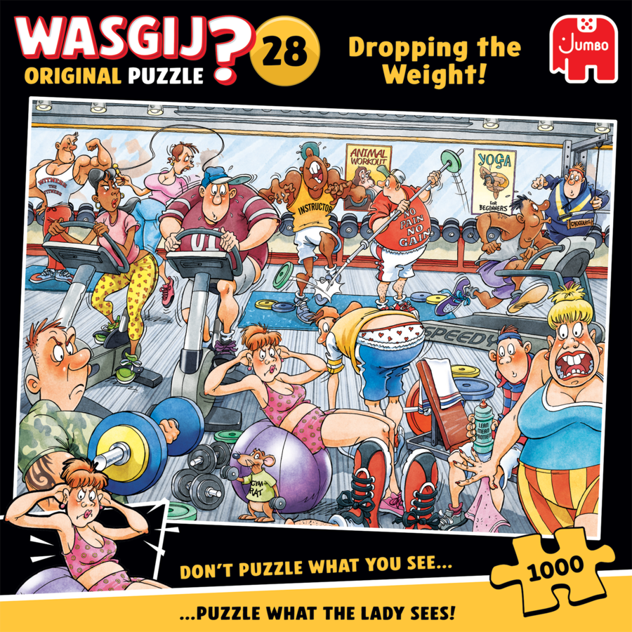 Wasgij Original 28 - Dropping The Weight! - 1000 pièces-1