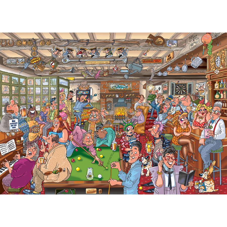 Wasgij Destiny 19 - The Puzzlers Arms! - 1000 stukjes-2