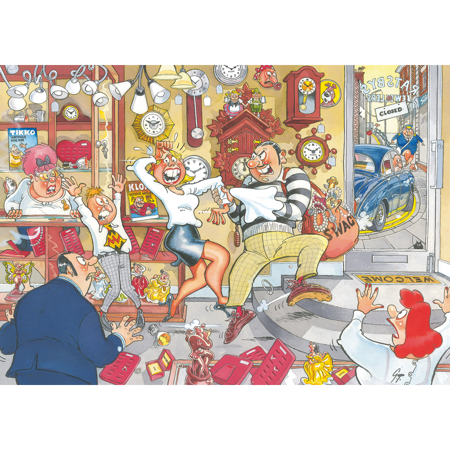 Wasgij Mystery 2 - Stop The Clock! - 1000 pièces-2