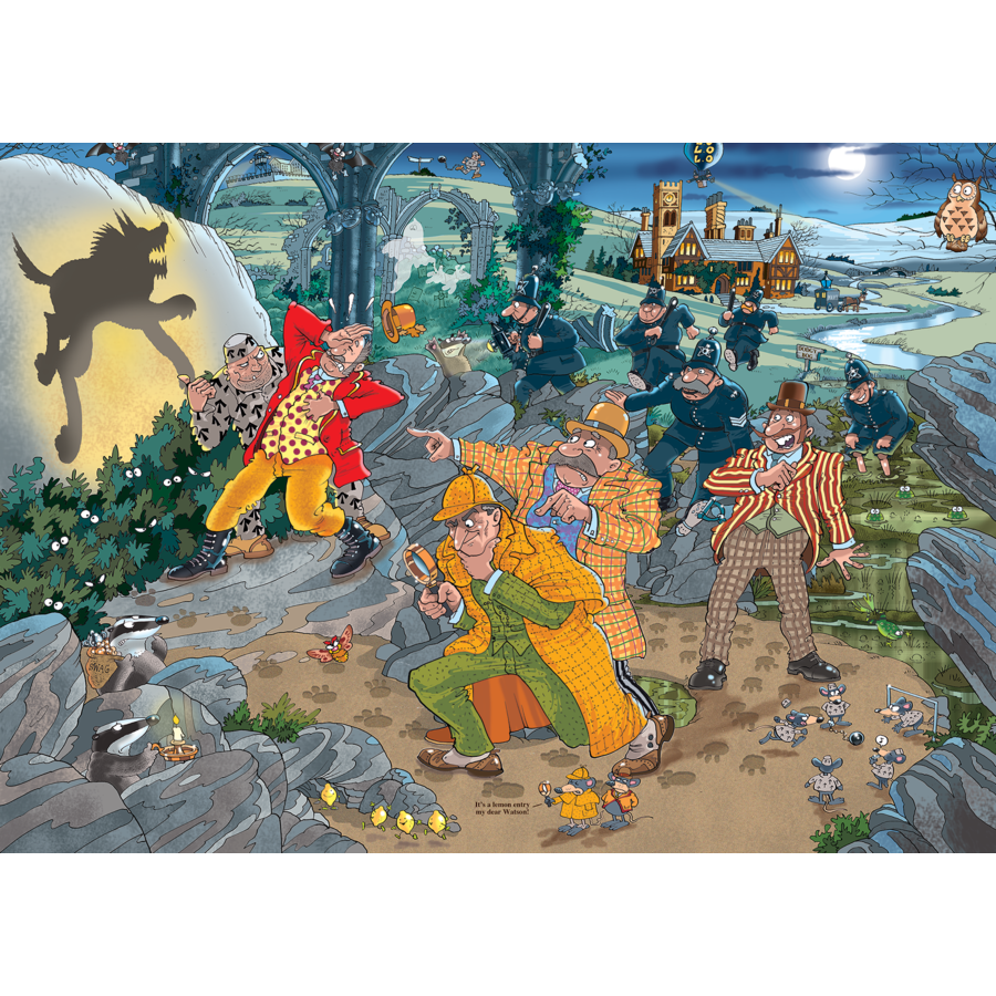 Wasgij Mystery 14 - The Hound Of The Wasgijville! - 1000 pièces-2
