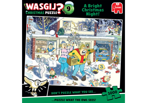  Jumbo Wasgij Christmas 9 - A Bright Christmas Night! - 1000 pieces 