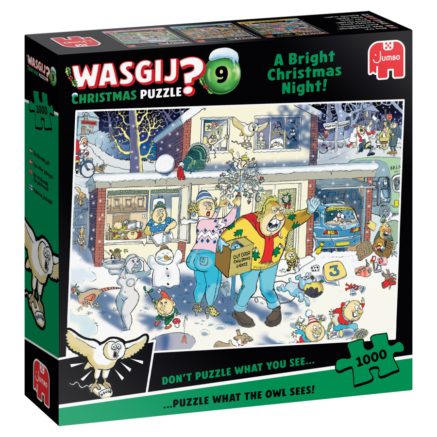 Wasgij Christmas 9 - A Bright Christmas Night!  - 1000 stukjes-3