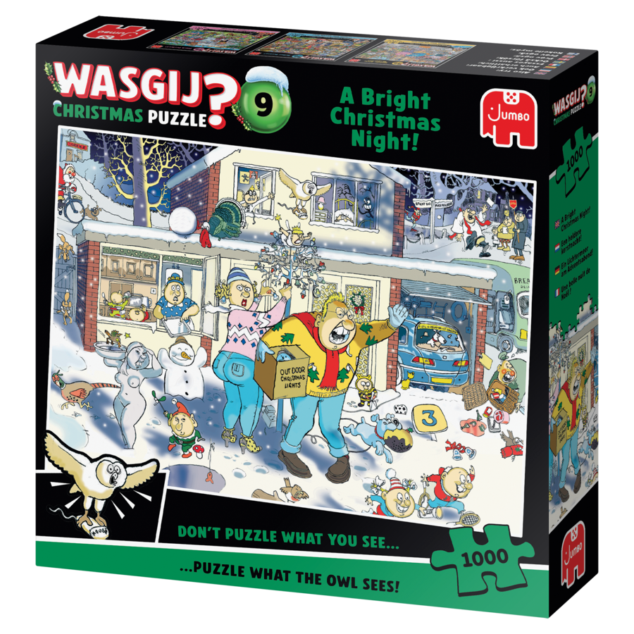 Wasgij Christmas 9 - A Bright Christmas Night!  - 1000 stukjes-4
