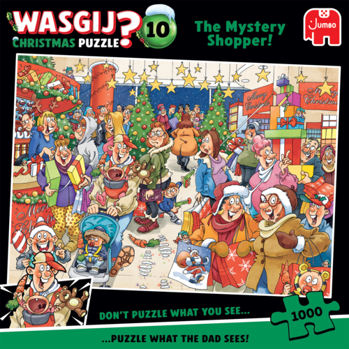  Jumbo Wasgij Christmas 10 - Mystery Shopper! - 1000 pieces 
