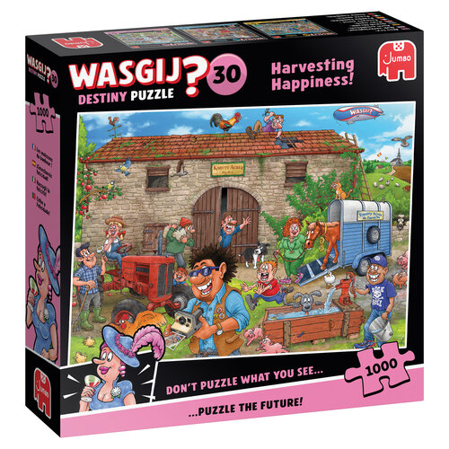  Jumbo Wasgij Destiny 30 - Harvesting Happiness! - 1000 pieces 