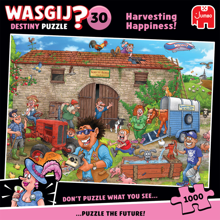 Wasgij Destiny 30 - Harvesting Happiness! - 1000 pieces-3