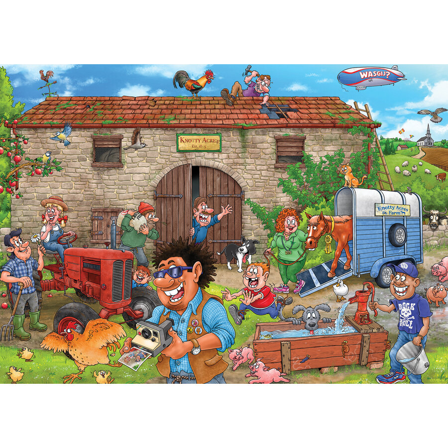 Wasgij Destiny 30 - Harvesting Happiness! - 1000 pieces-4