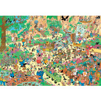 thumb-Joyeux Papillons - Jan van Haasteren - puzzle de 2000 pièces-2