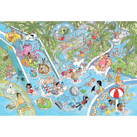 thumb-Water Slide Madness  - Jan van Haasteren - 360 pieces-2