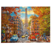 thumb-L'automne à Paris - puzzle de 1000 pièces-2