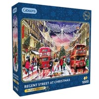thumb-Regent Street at Christmas  - jigsaw puzzle of 1000 pieces-1