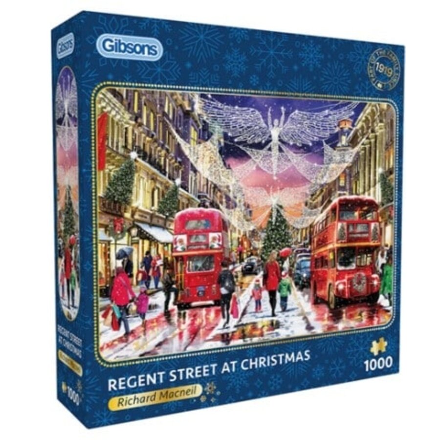 Regent Street at Christmas  - jigsaw puzzle of 1000 pieces-1