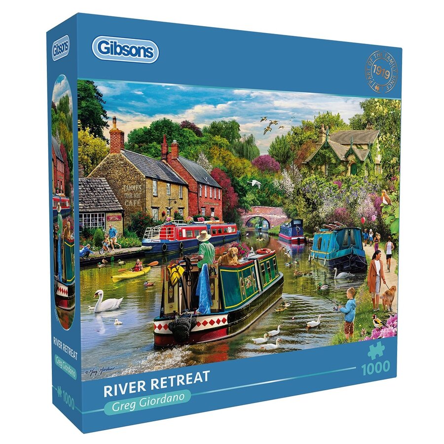 River Retreat - jigsaw puzzle of 1000 pieces-1