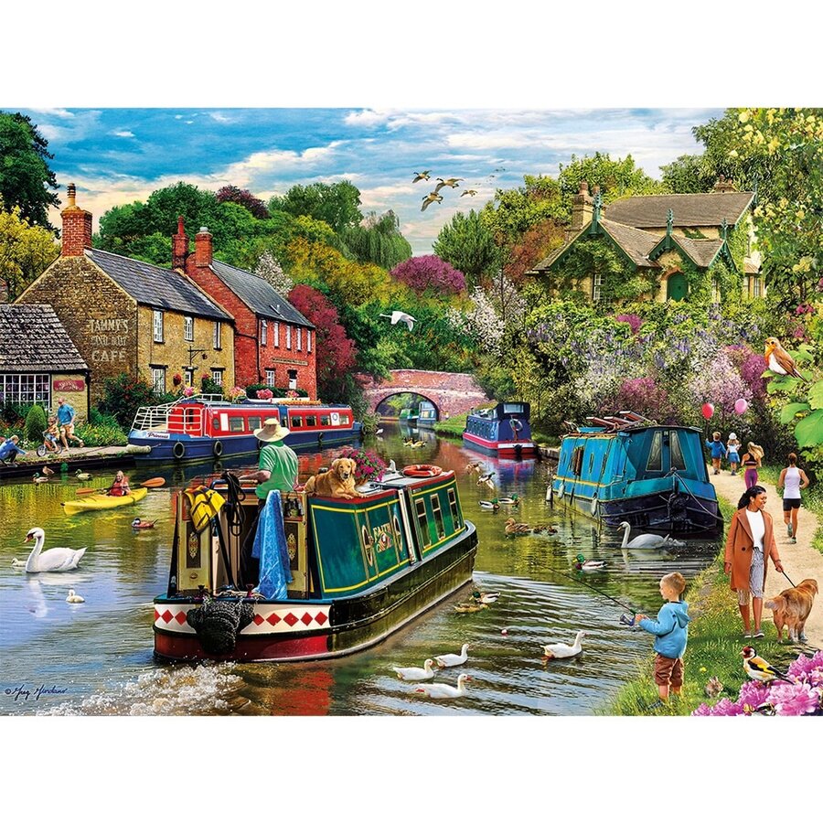 River Retreat - jigsaw puzzle of 1000 pieces-2