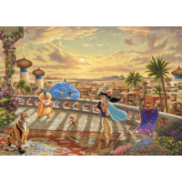 thumb-Jasmine danse dans le désert - Thomas Kinkade - puzzle de 1000 pièces-2