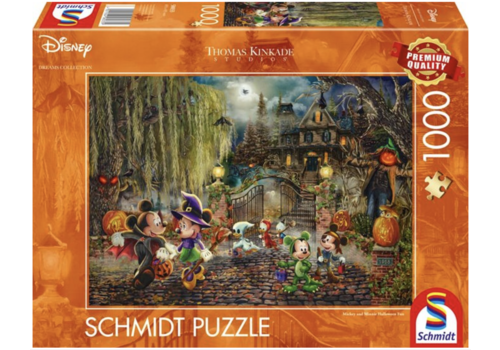  Schmidt Mickey et Minnie s'amusent à Halloween - 1000 pièces 