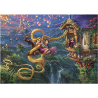 thumb-Rapunzel - Tangled up in Love - Thomas Kinkade - puzzel van 1000 stukjes-2