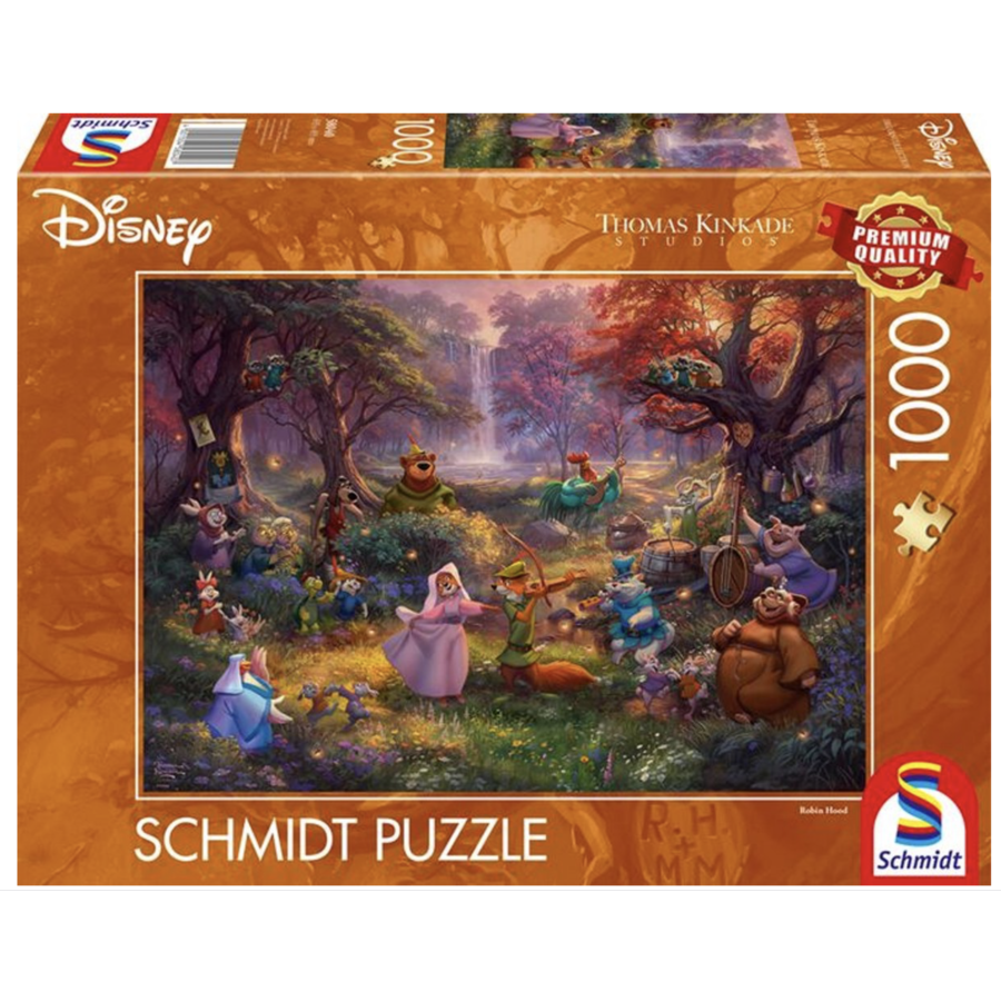 Robin Hood - Thomas Kinkade - jigsaw puzzle of 1000 pieces-1