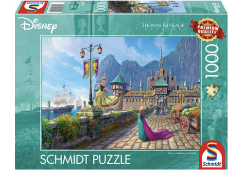  Schmidt Frozen - feest in Arendelle - 1000 stukjes 