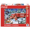 Schmidt Coca-Cola - Christmas Truck - puzzel van 1000 stukjes