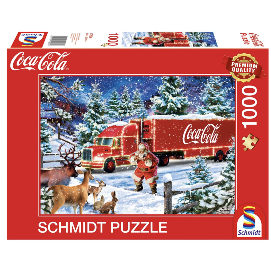 Coca-Cola - Christmas Truck - puzzel van 1000 stukjes-1