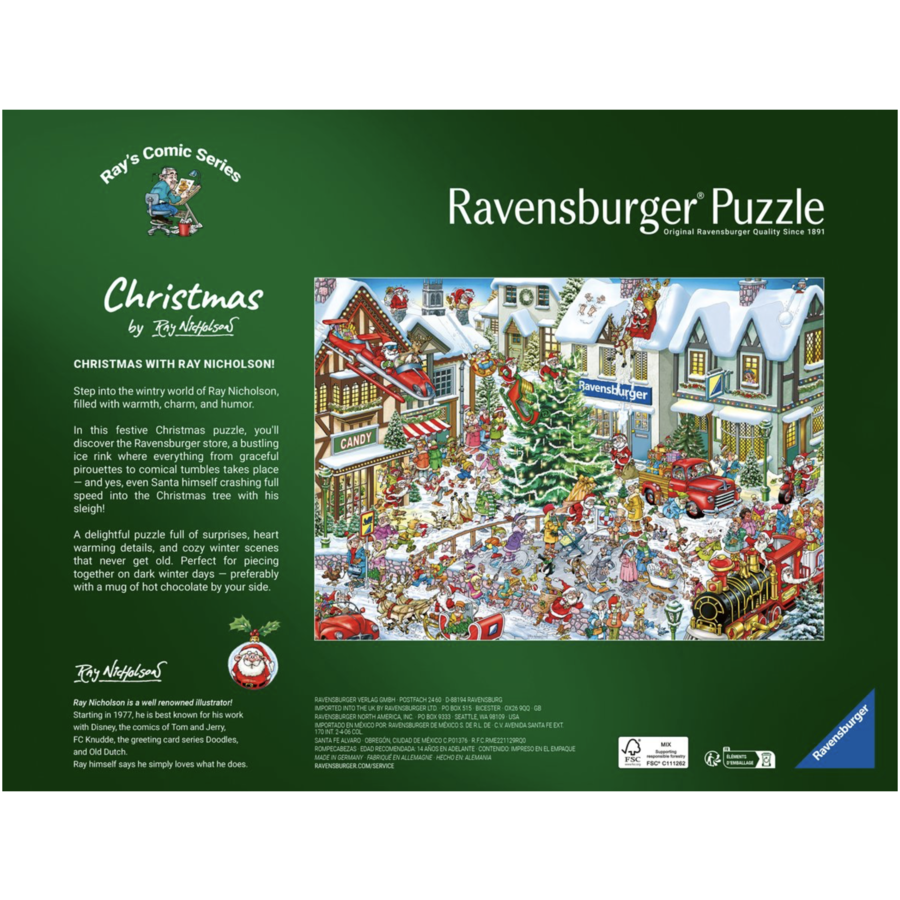 Christmas  - Ray Nicholson -  puzzle of 1000 pieces-3