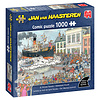 Jumbo L'arrivée au port de Saint Nicolas - Jan van Haasteren - puzzle de 1000 pièces