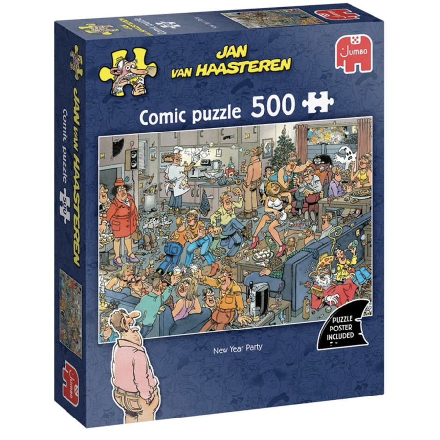 New Year Party -  Jan van Haasteren - puzzle de 500 pièces-1
