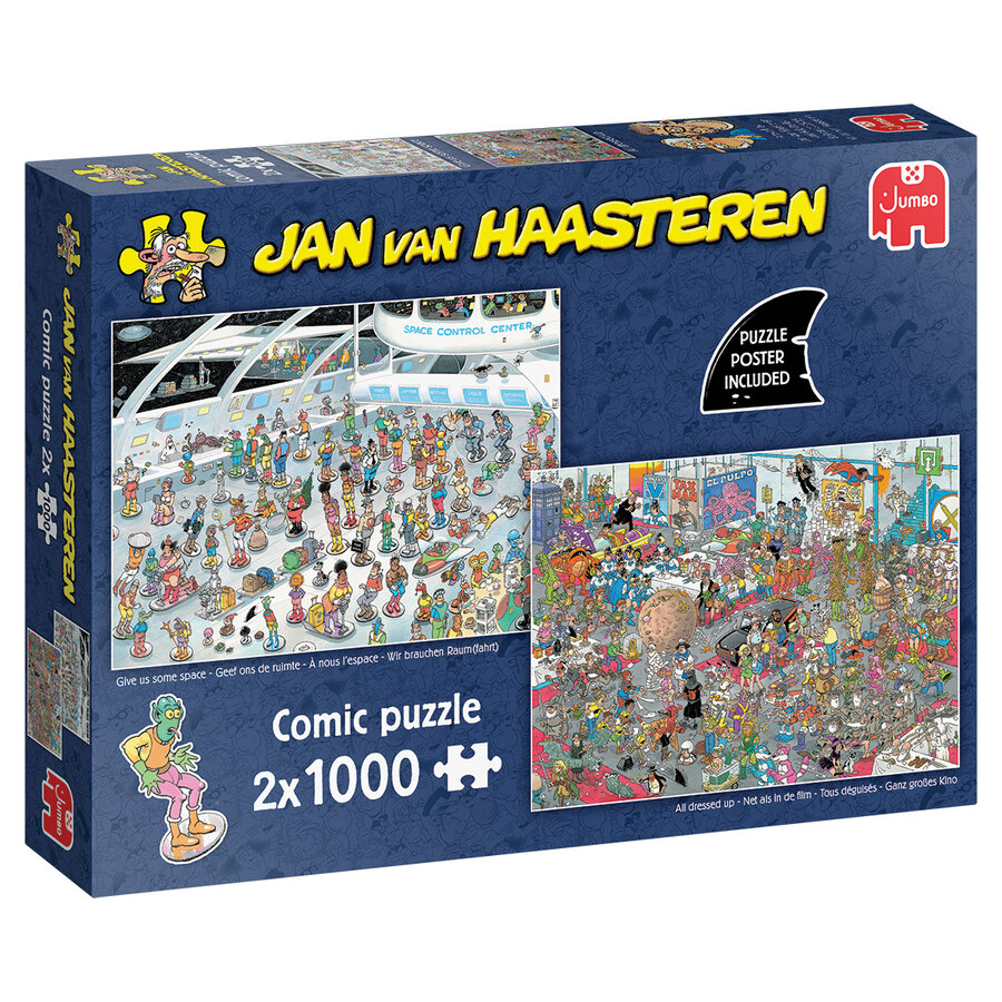 PRE-ORDER: Ruimte/Film  - JvH - 2 puzzels van 1000 stukjes-1
