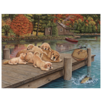 thumb-Lazy on the Dock - puzzle de 275 pièces XXL-2
