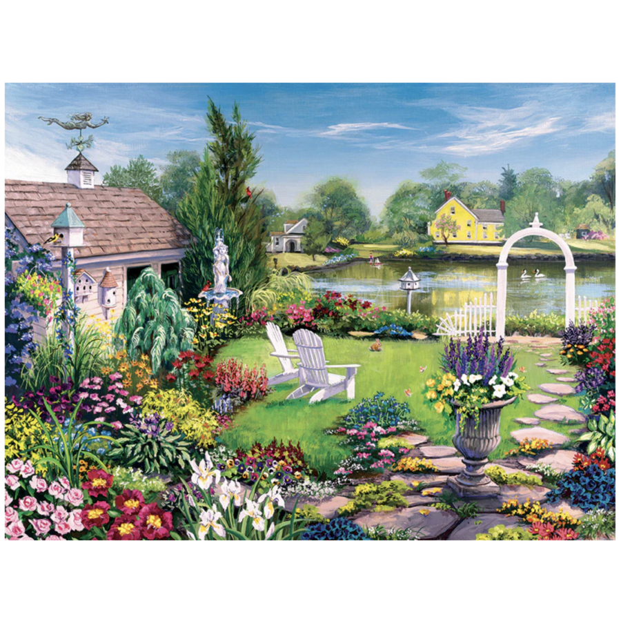 By The Pond - puzzle of 275 XXL pieces-4