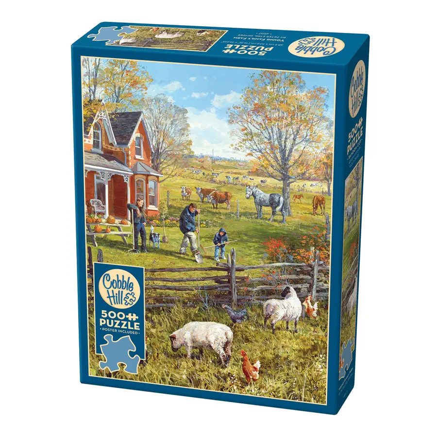 Young Family Farm - puzzle of 500 XL pieces-1