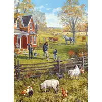 thumb-Young Family Farm - puzzle of 500 XL pieces-3