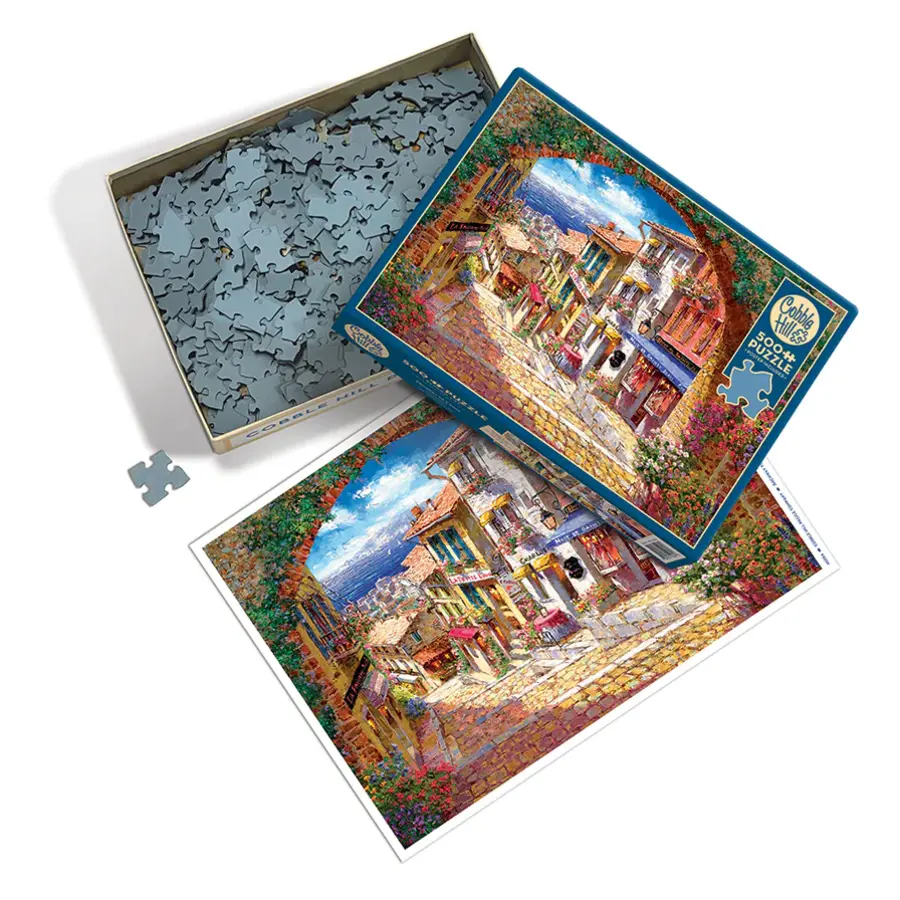 Archway to Cagne - puzzle of 500 XL pieces-4