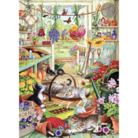 thumb-Potting Shed Cats - puzzle de 500 pièces XL-2