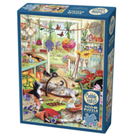 thumb-Potting Shed Cats - puzzel van 500 XL stukjes-1